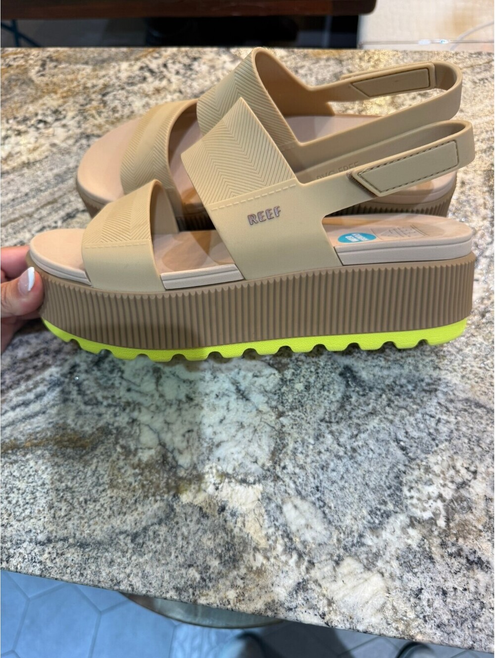 Reef Women's Platform Sandals Size 9 Water Friendly